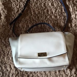 Kate Spade large purse cream/grey/navy